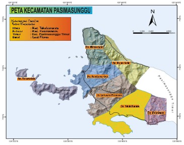 Peta Kecamatan Pasimasunggu